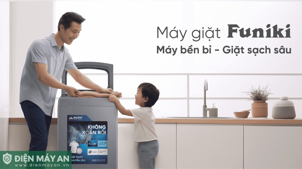 Máy giặt cửa trên Funiki 9.5 kg HWM T695ABG
